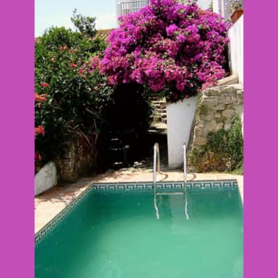 2 dormitorios jardin piscina Jimena