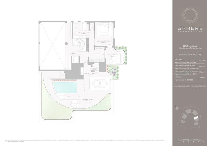 Sphere Sotogrande plunge pool penthouse